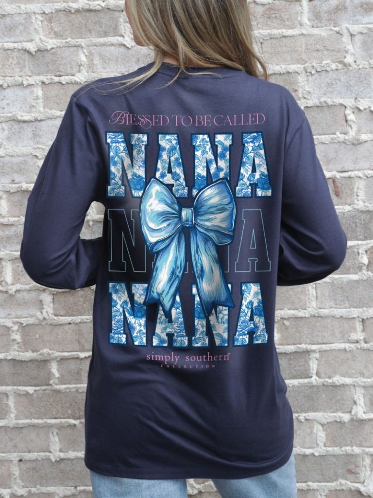 BLESSED NANA LONG SLEEVE - MIRAGE