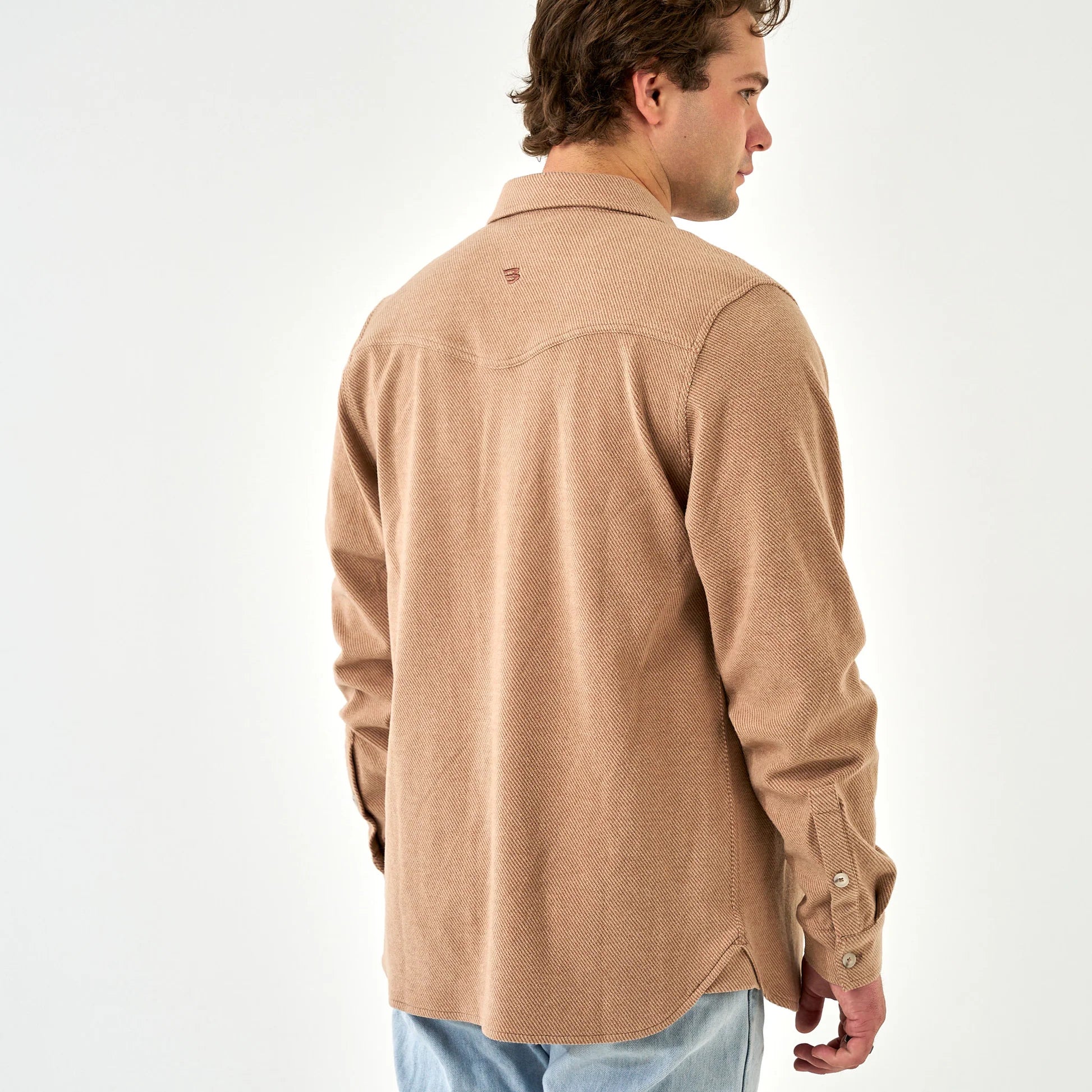LONG SLEEVE AUSTIN SHIRT - KHAKI