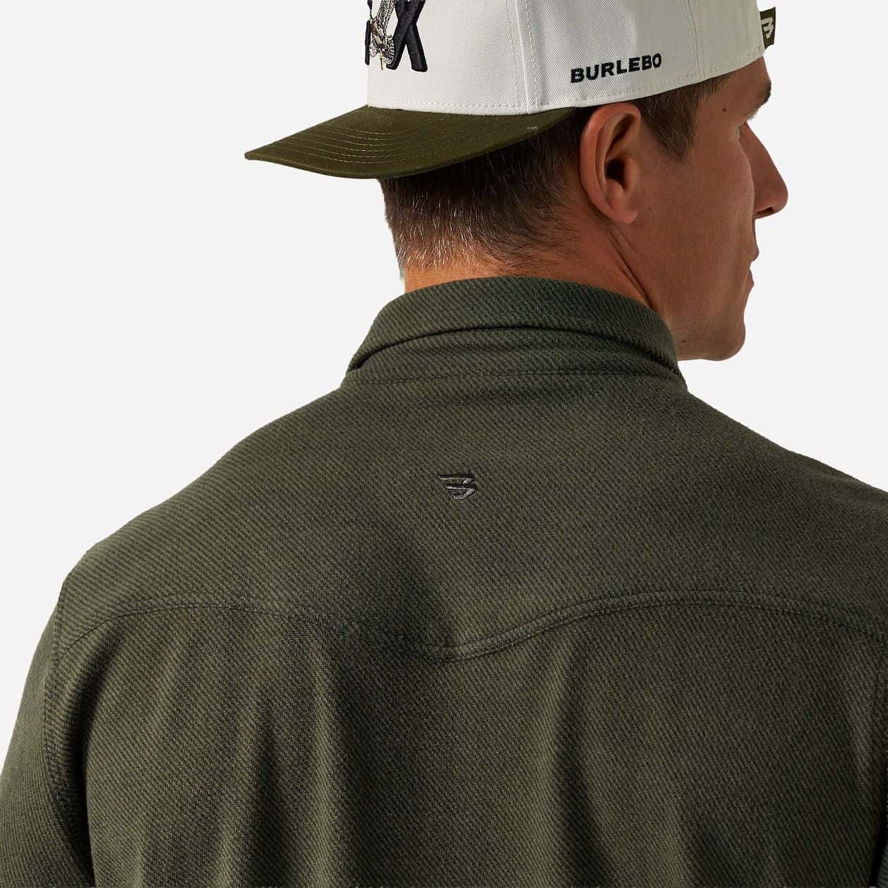 LONG SLEEVE AUSTIN SHIRT - OLIVE GREEN