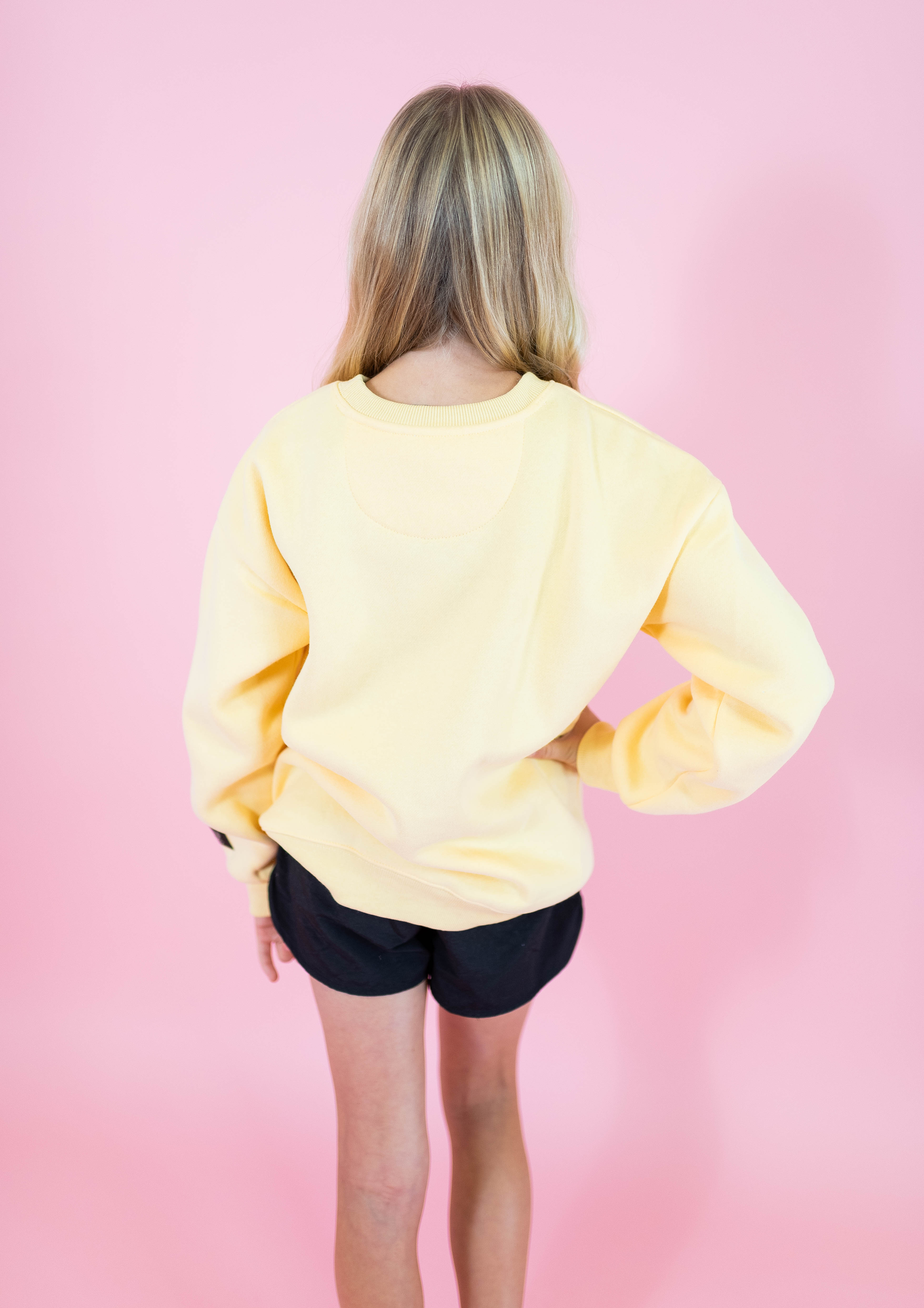 YOUTH - LULU MAC SWEATSHIRT -BUTTER W/CAMO