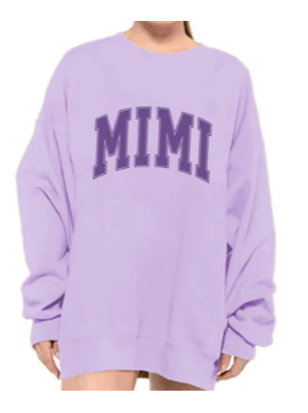 SUMMER SWEATSHIRT - MIMI - LILAC