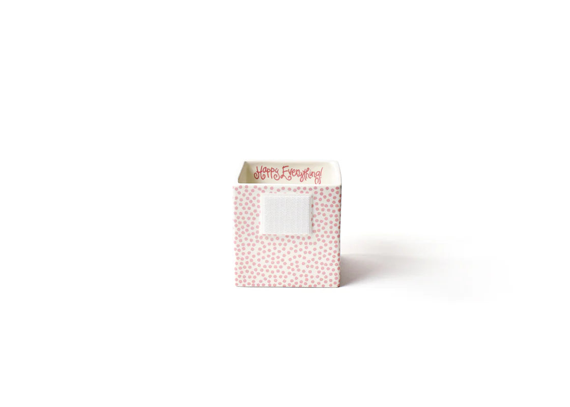 PINK SMALL DOT MINI NESTING CUBE SMALL