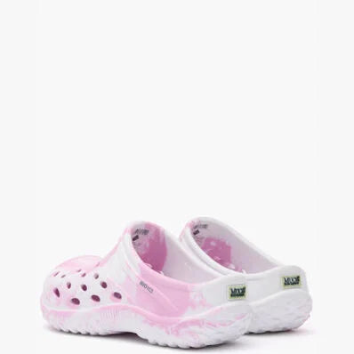YOUTH MUCKSTER LITE CLOG - PINK/WHITE SWIRL