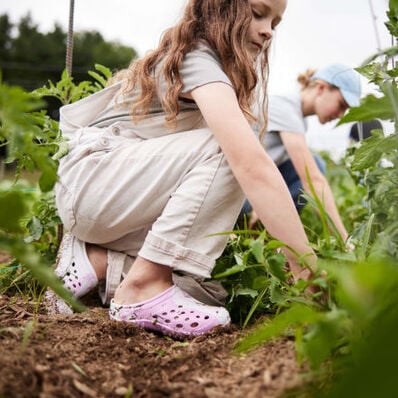 YOUTH MUCKSTER LITE CLOG - PINK/WHITE SWIRL