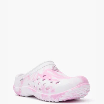 YOUTH MUCKSTER LITE CLOG - PINK/WHITE SWIRL