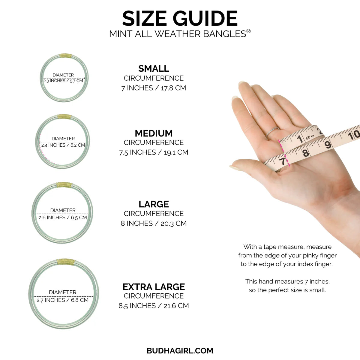 MINT ALL WEATHER BANGLE - SET OF 6