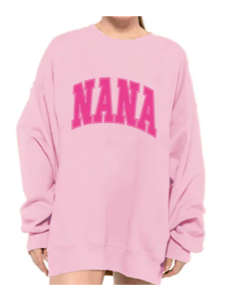 SUMMER SWEATSHIRT - NANA - PINK