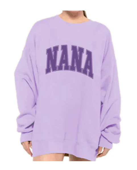 SUMMER SWEATSHIRT - NANA - LILAC