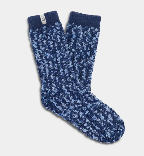 COZY CHENILLE SOCK - NAVY