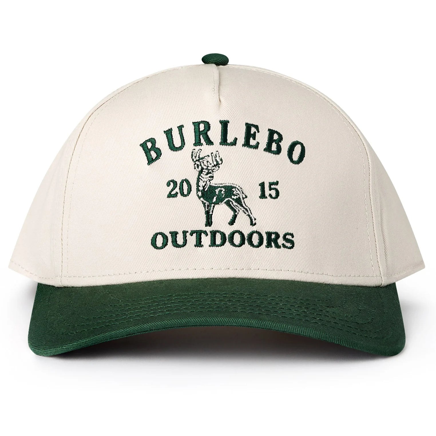 VINTAGE WHITETAIL DEER CAP - CREAM