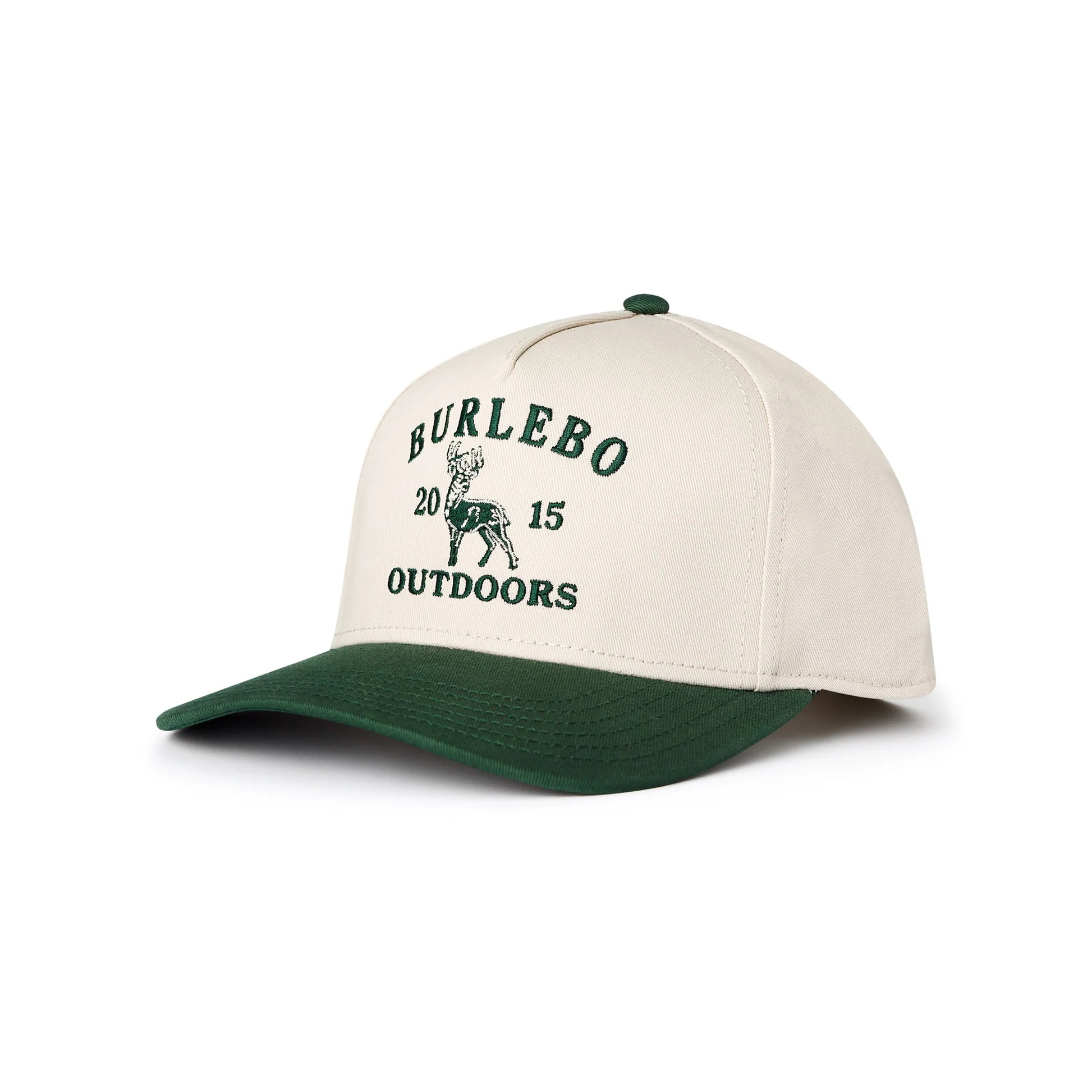 VINTAGE WHITETAIL DEER CAP - CREAM