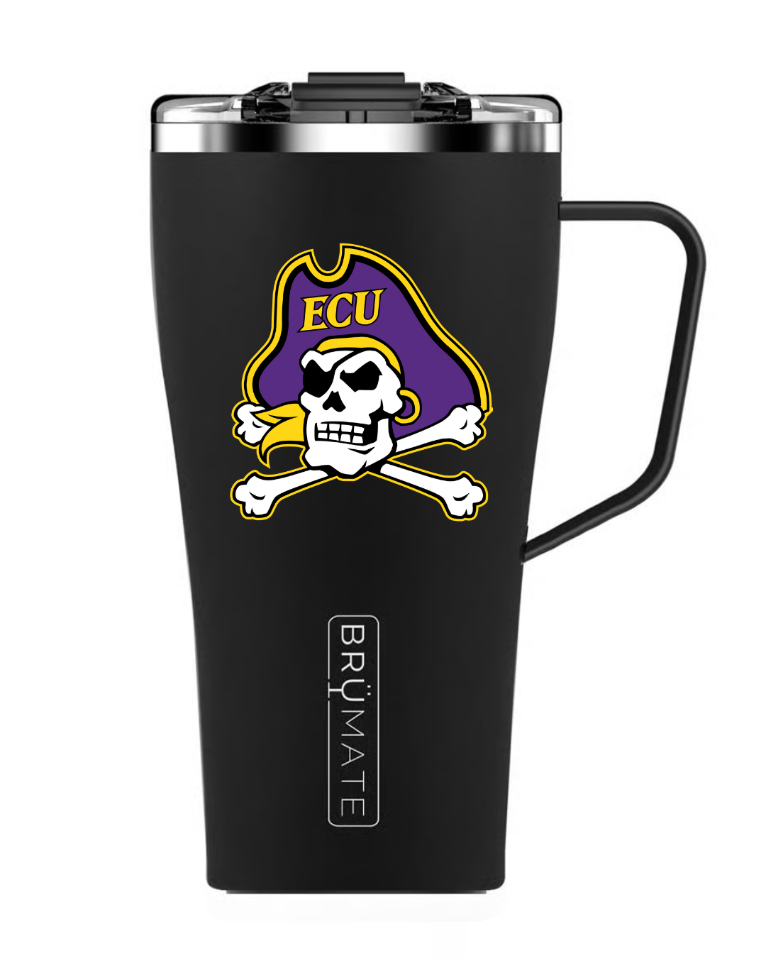 TODDY 22OZ - ECU PIRATES LOGO - BLACK MATTE