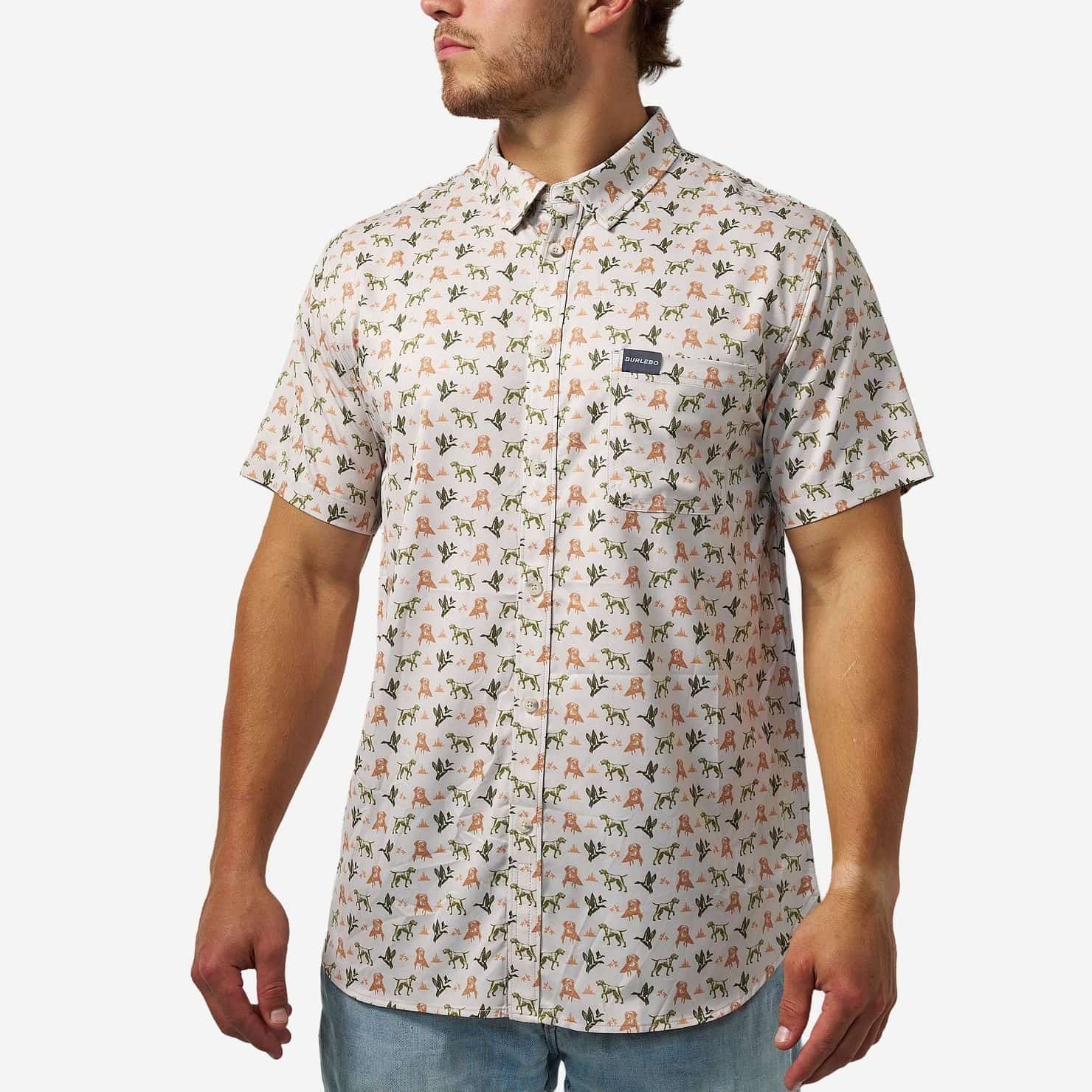 PERFORMANCE BUTTON UP - MALLARD DUCK DOG