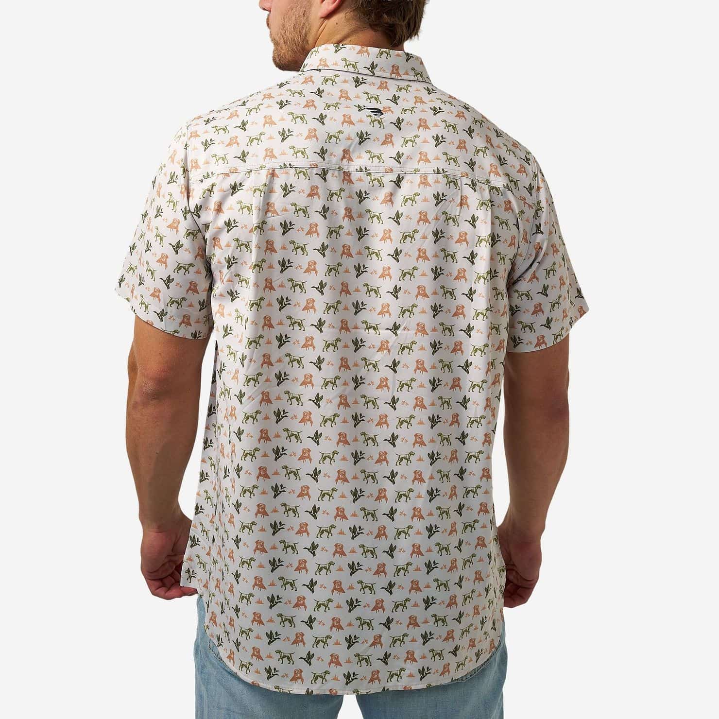 PERFORMANCE BUTTON UP - MALLARD DUCK DOG