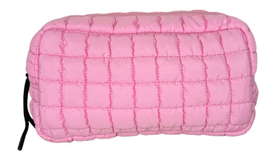 PUFFER QUILTED MAKEUP BAG