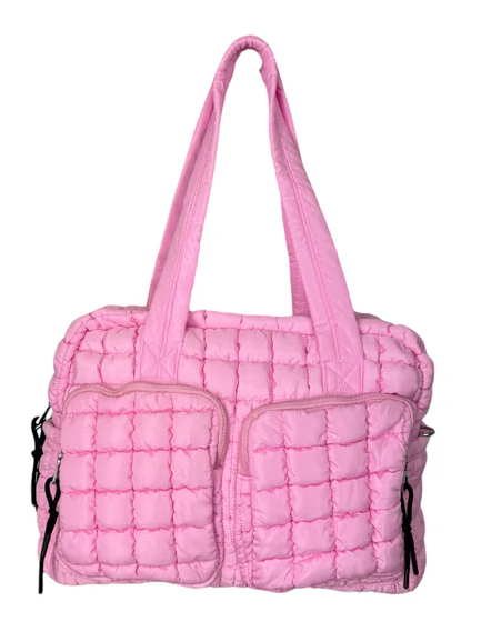 PUFFER QUILTED TRAVEL BAG