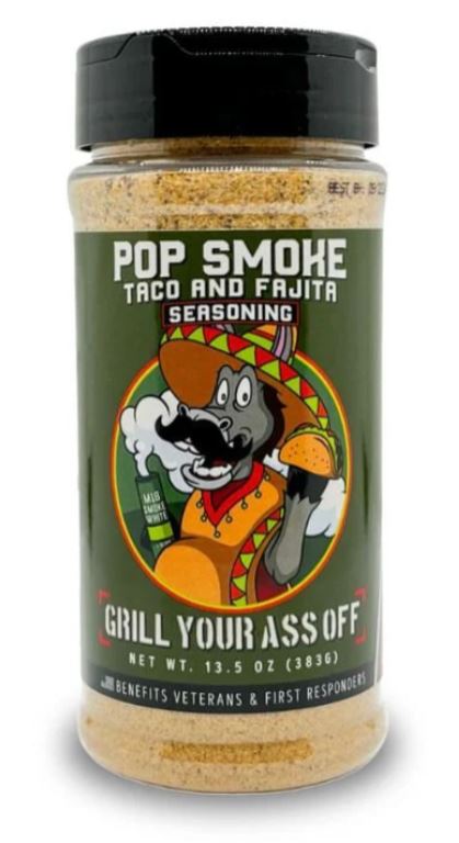 POP SMOKE TACO & FAJITA SEASONING 13.5 oz