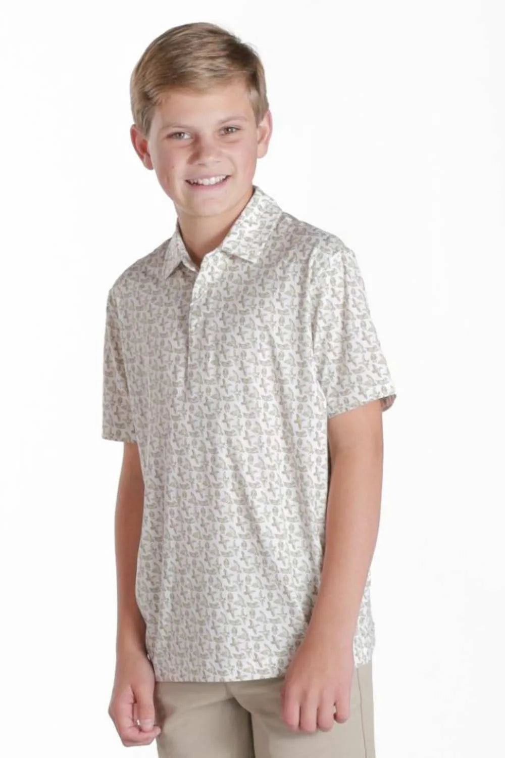 YOUTH - POLO - WATERDUDE - WHITE