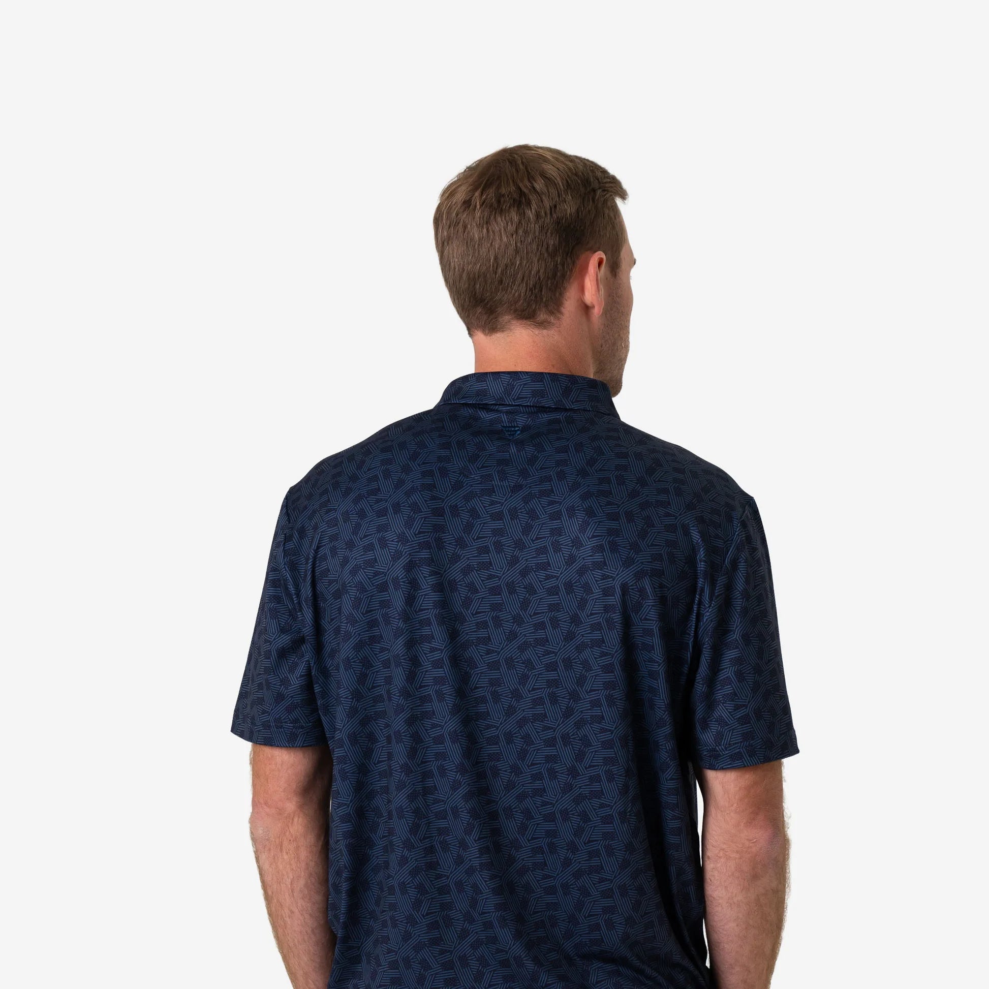 PERFORMANCE POLO - STARS AND STRIPES - NAVY