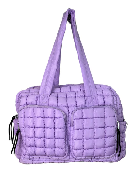 PUFFER QUILTED TRAVEL BAG