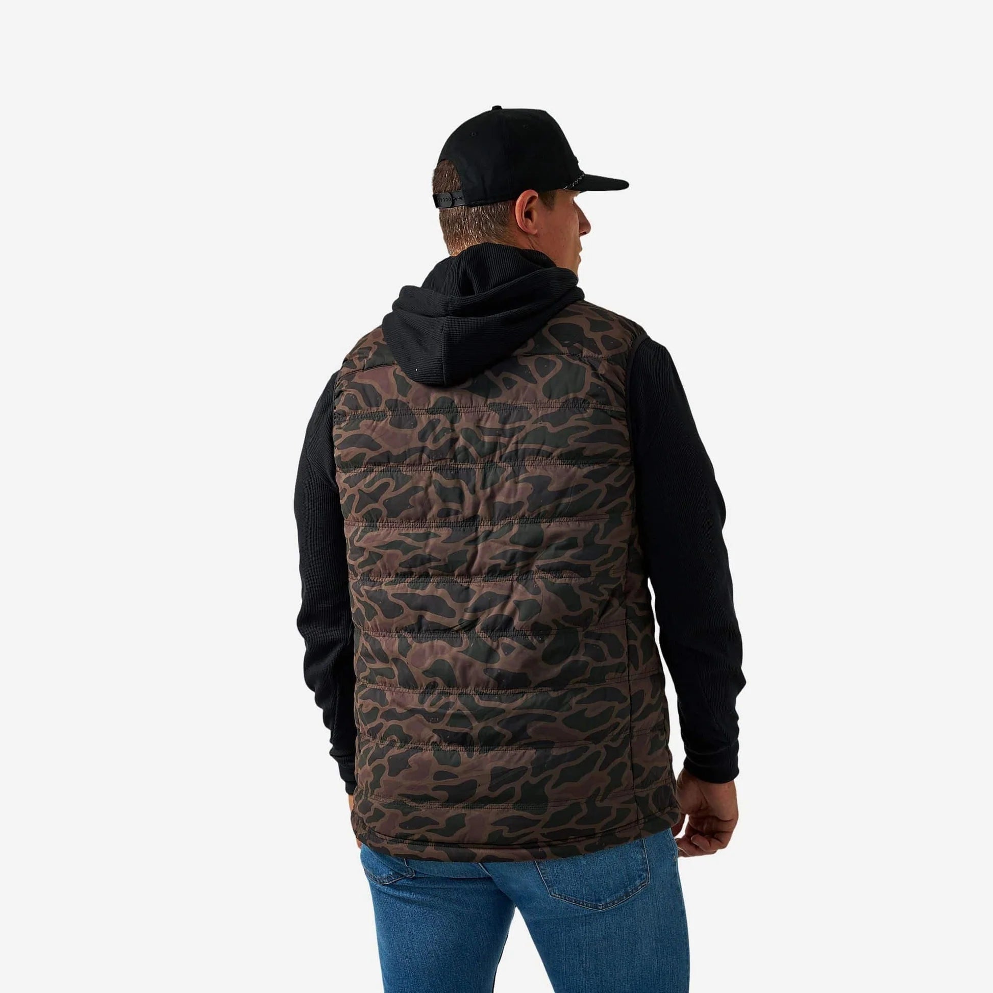 PUFFER VEST - BENDITA CAMO