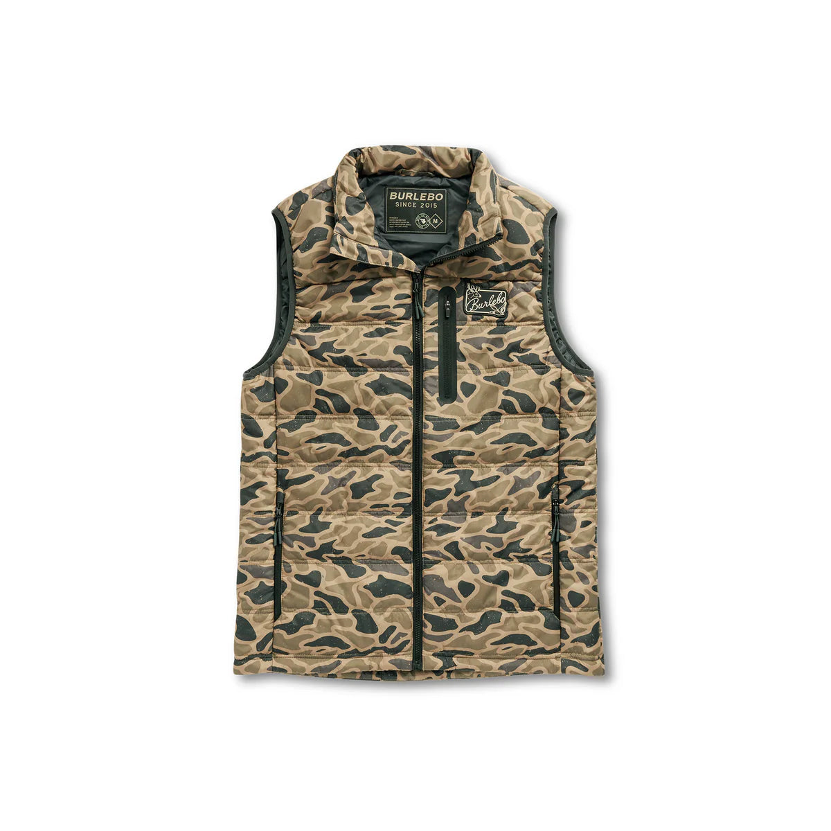 PUFFER VEST - GUAGE CAMO