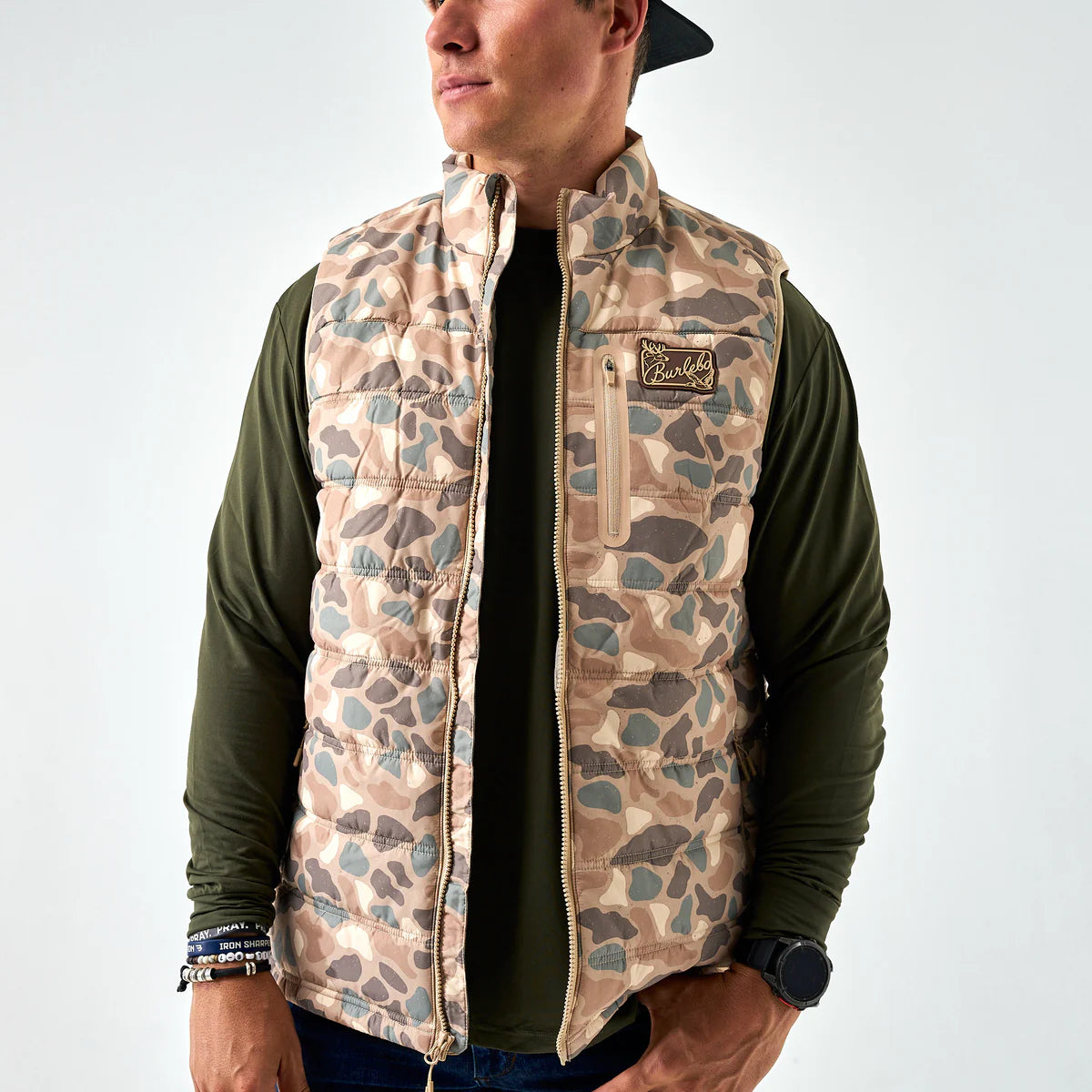 PUFFER VEST - PINTAIL CAMO