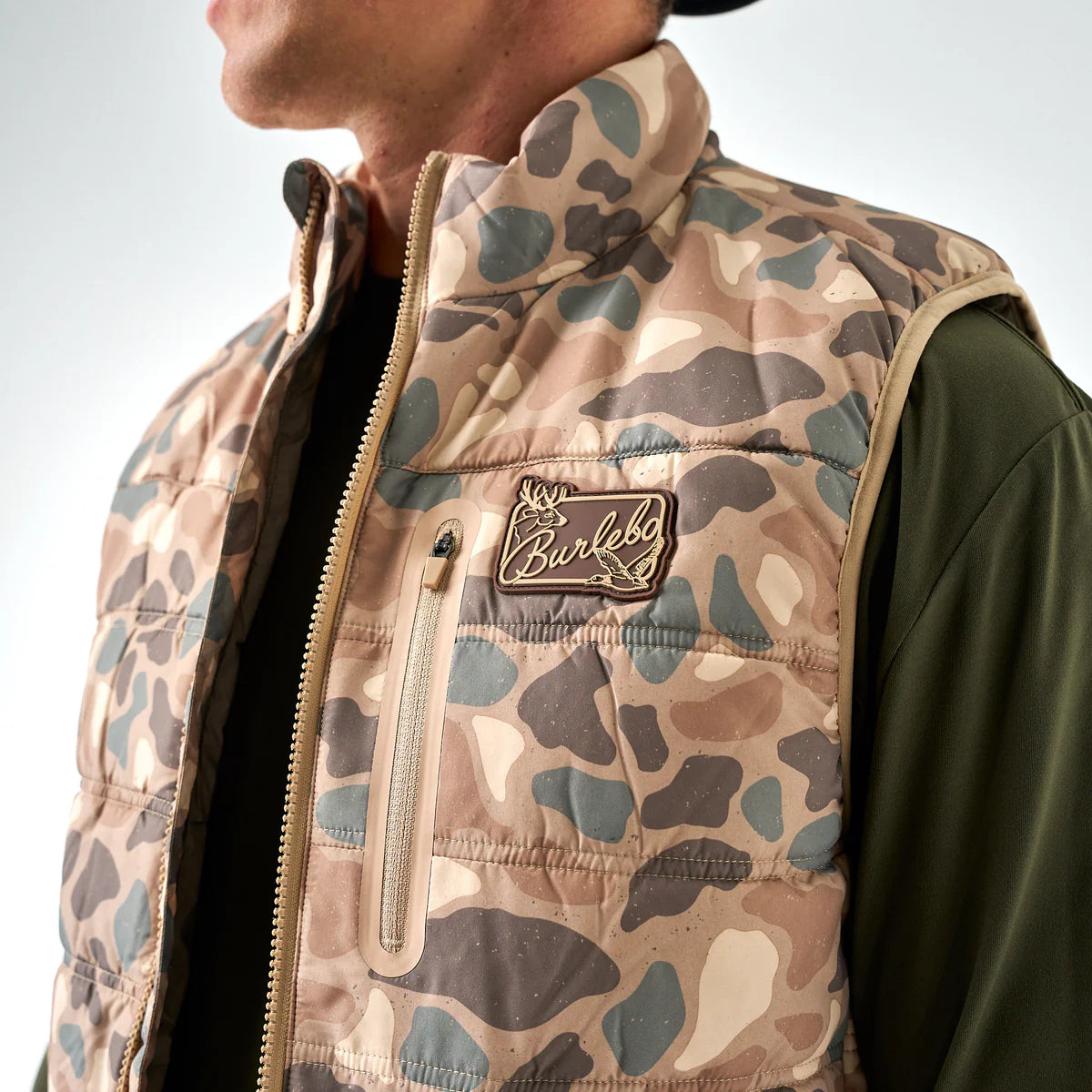PUFFER VEST - PINTAIL CAMO