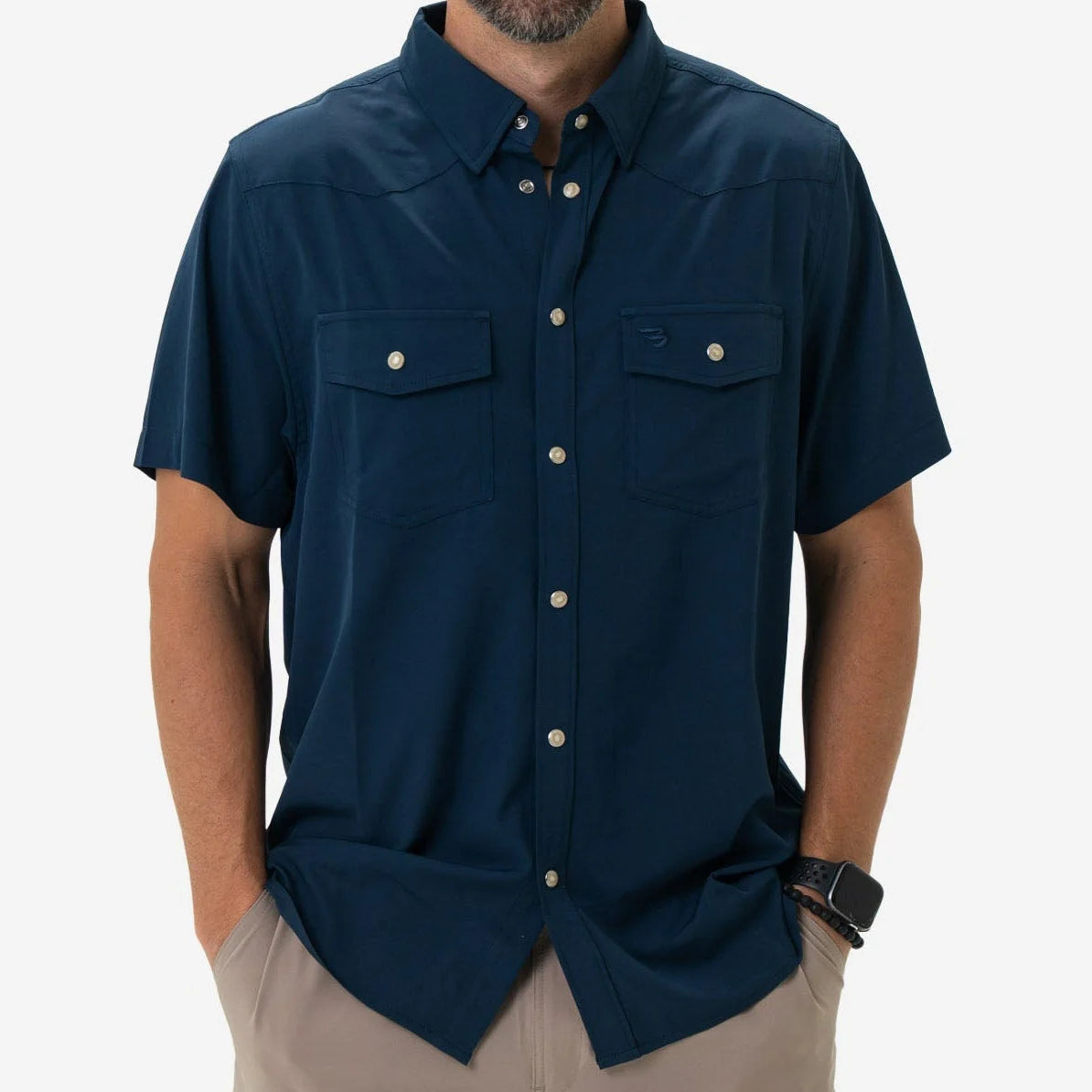 PERFORMANCE WESTERN SHIRT - NAVY