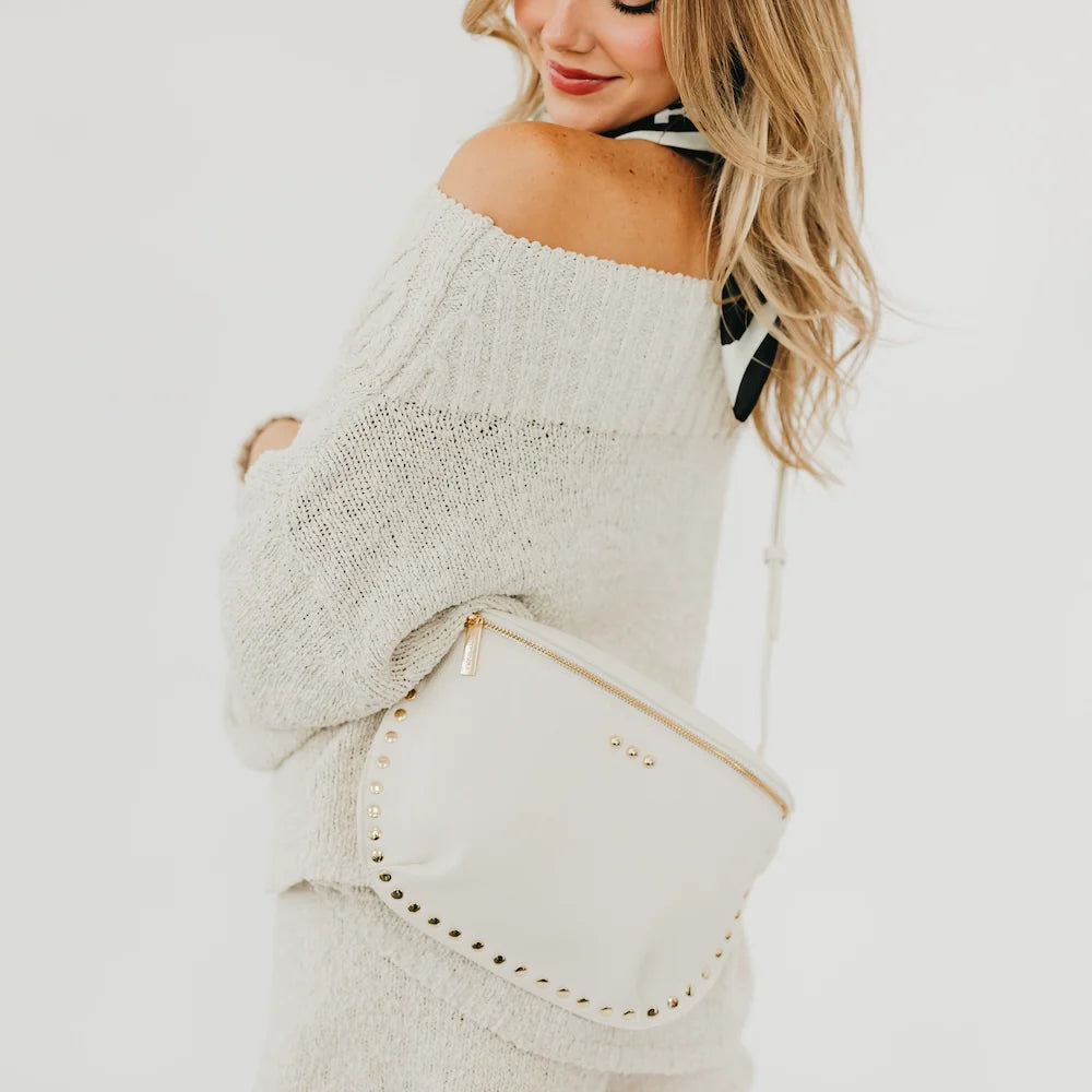 Pebble Sabrina Studded Bum Bag