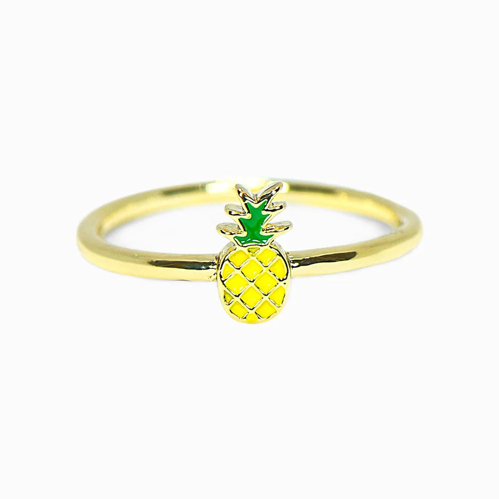 Pineapple Ring Gold 7