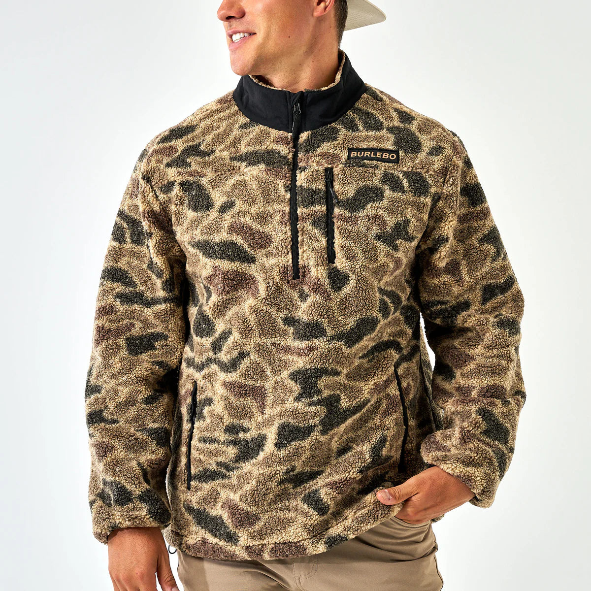 SHERPA - QUARTER ZIP - ROCKY MOUNTAIN CAMO