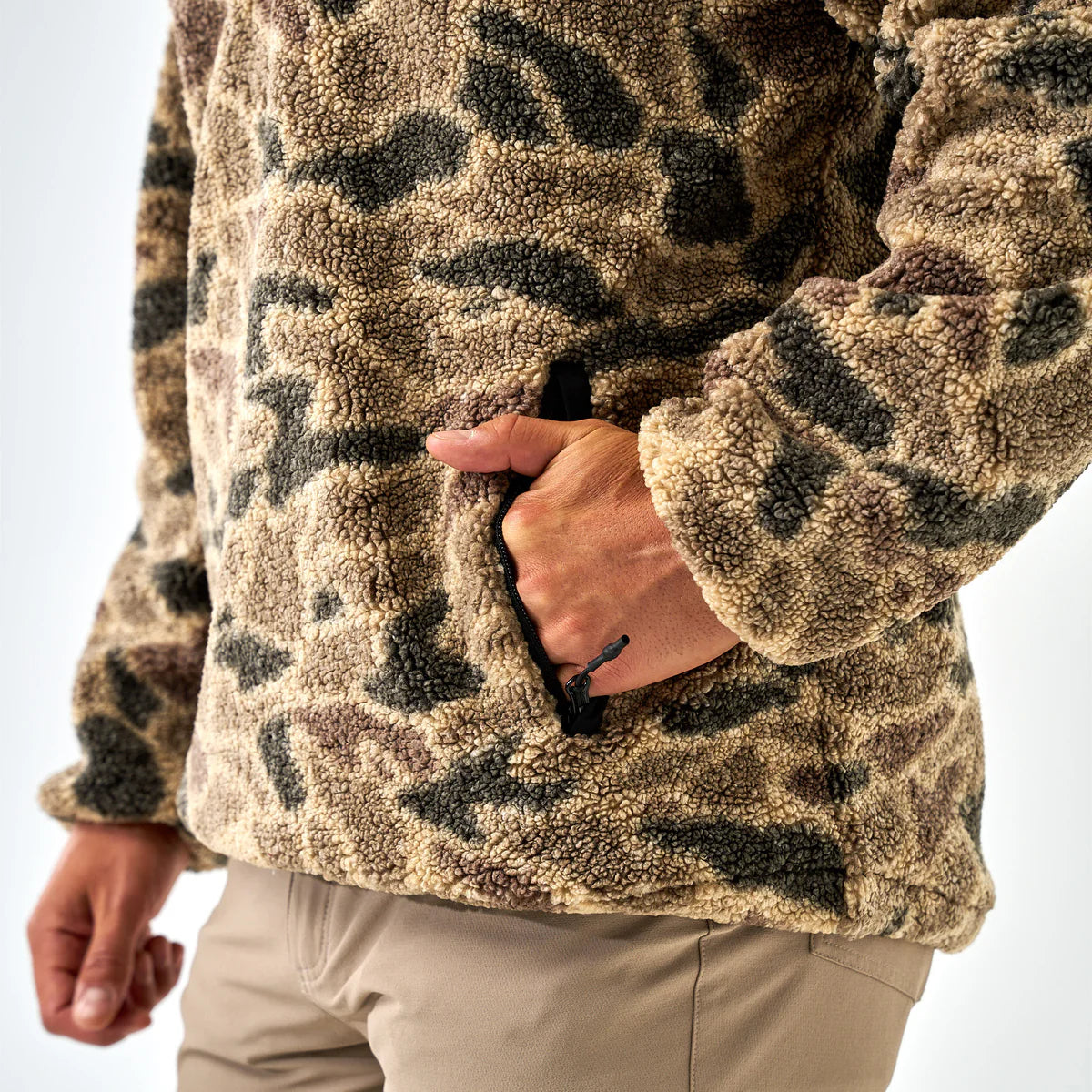 SHERPA - QUARTER ZIP - ROCKY MOUNTAIN CAMO