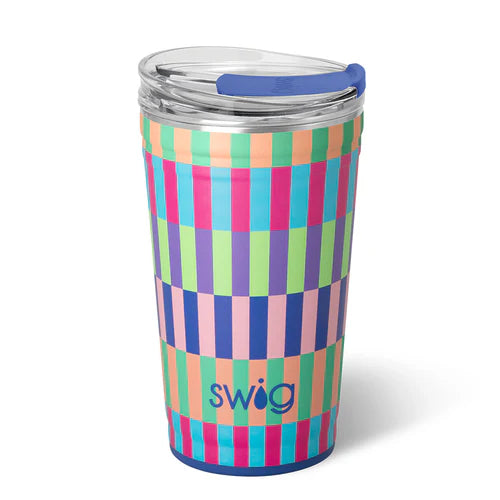 BRITE STRIPE PARTY CUP 24 OZ