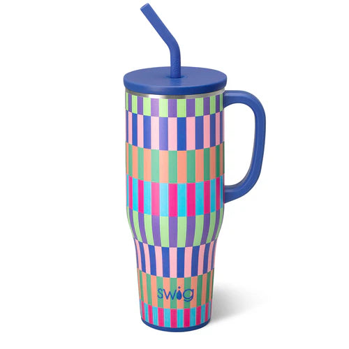 BRITE STRIPE MEGA MUG 40OZ