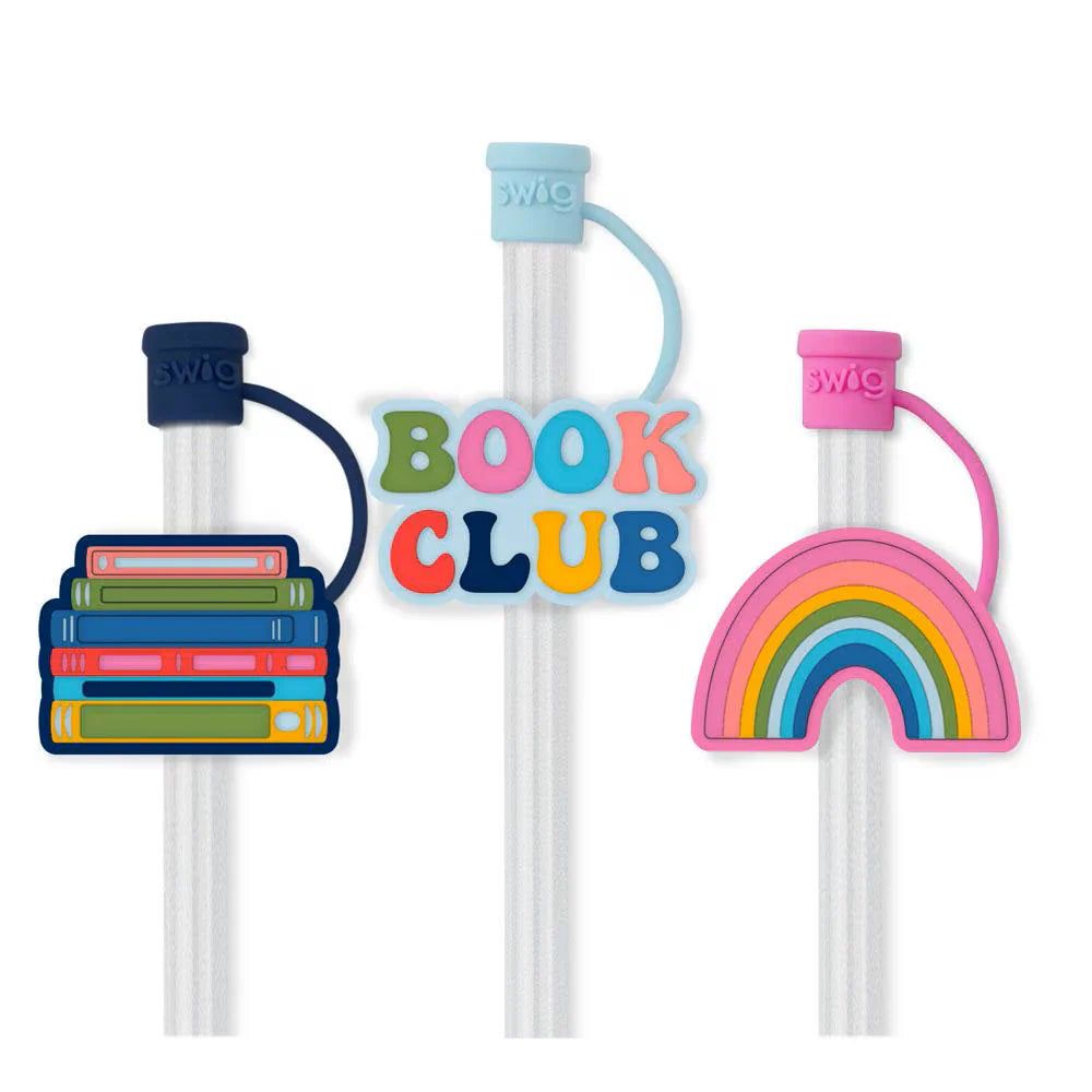 BOOK CLUB STRAW TOPPER