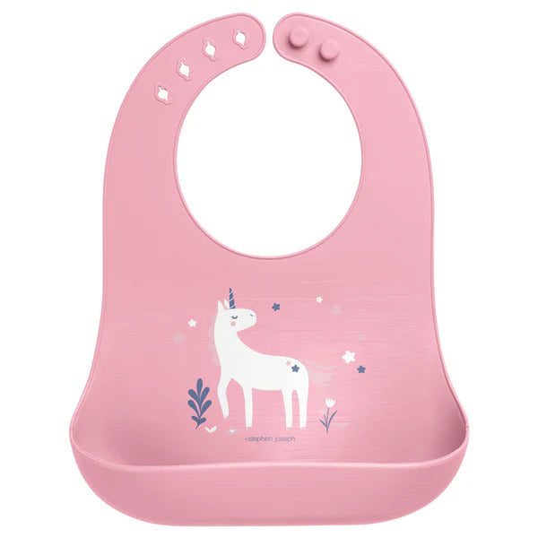 SILICONE BIB UNICORN