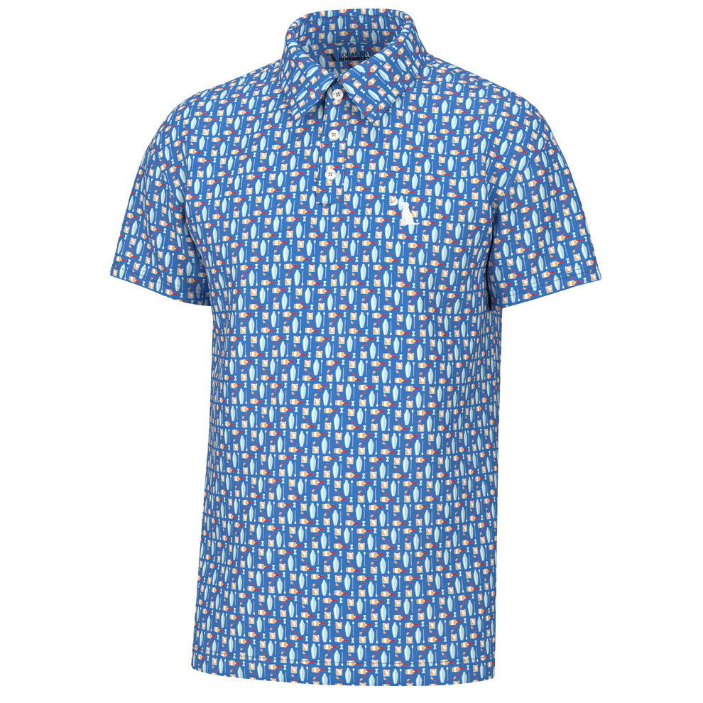 DIRTY MYRTLE POLO - BLUE OLD FASHIONED