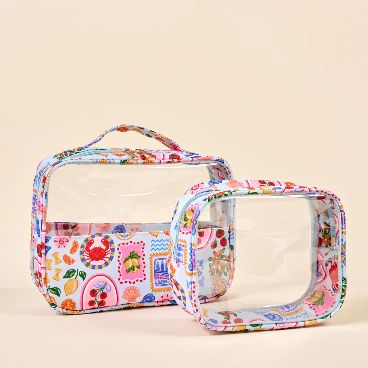 CLEARLY CHIC COSMETIC BAG SET - CIAO BELLA