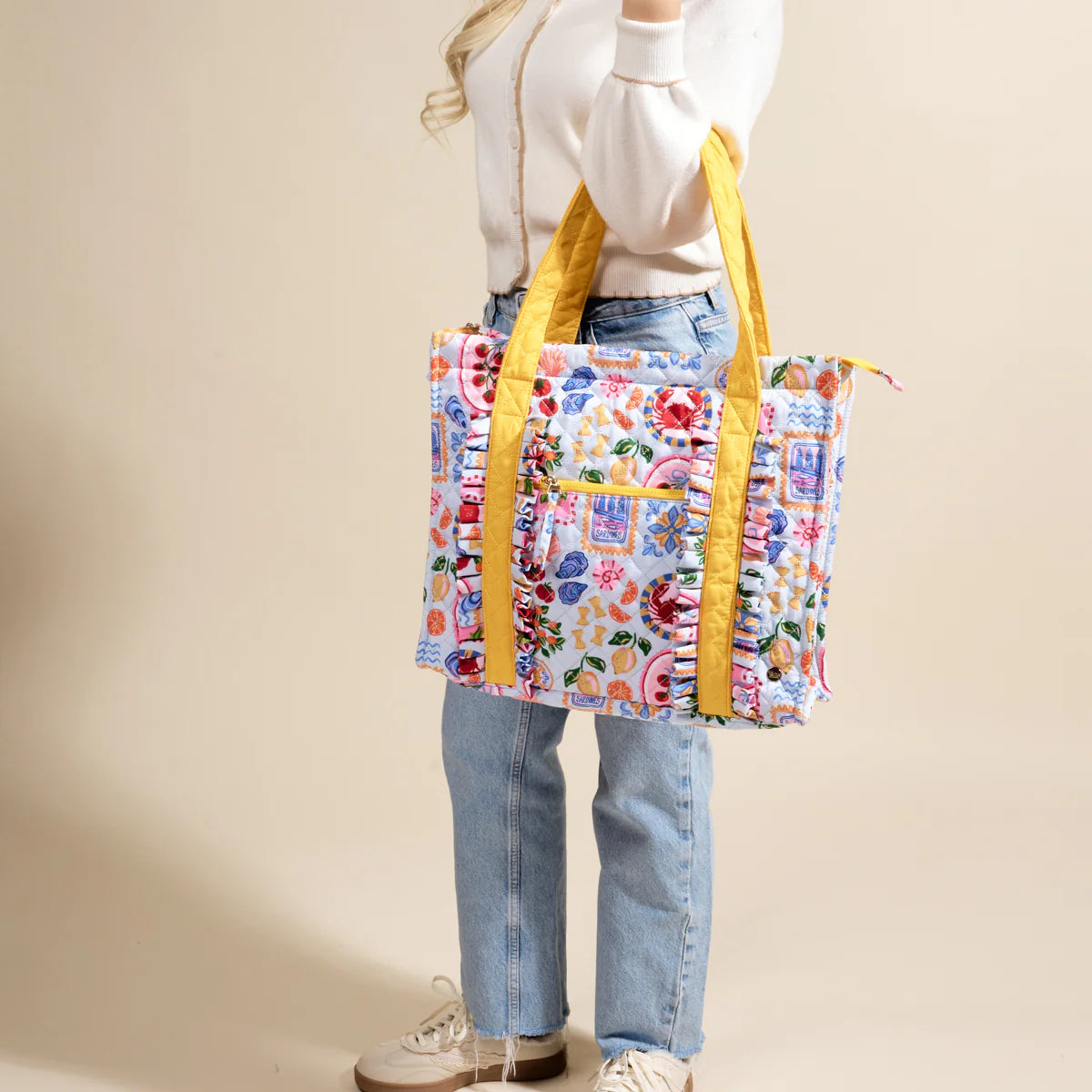EVERYDAY QUILTED TOTE BAG - CIAO BELLA