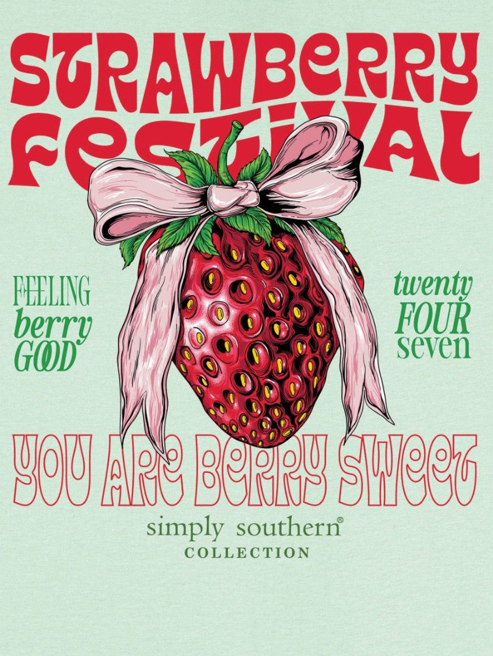 STRAWBERRY FESTIVAL - YOU ARE BERRY SWEET SS - MINT