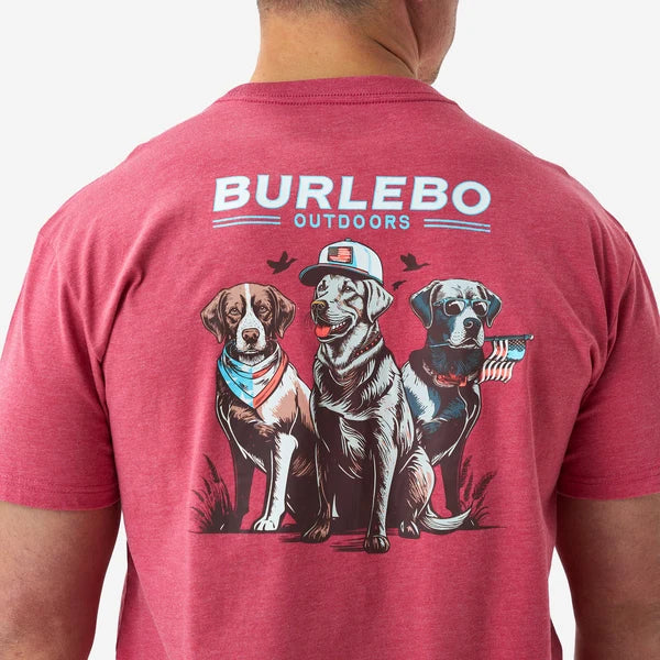 AMERICAN DOGS SS - HEATHER CRIMSON