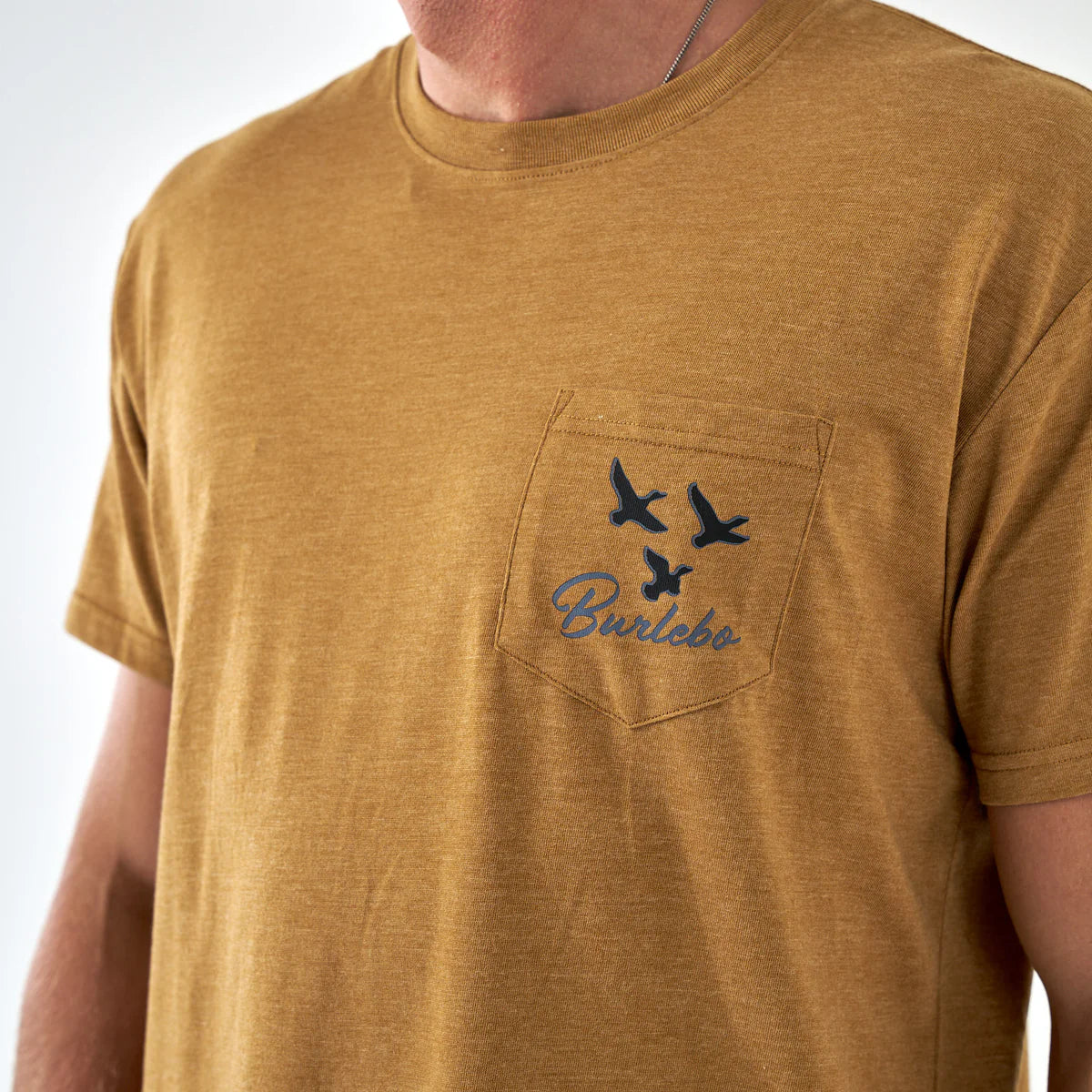 DUCK DOG SS TEE - LIGHT BROWN
