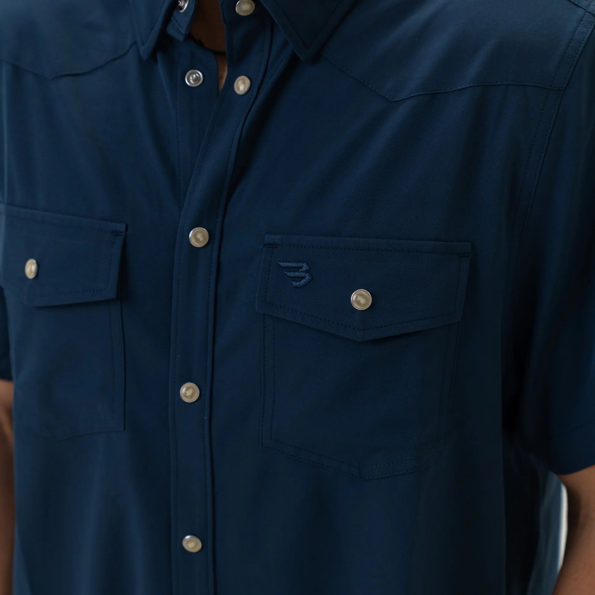 PERFORMANCE WESTERN SHIRT - NAVY