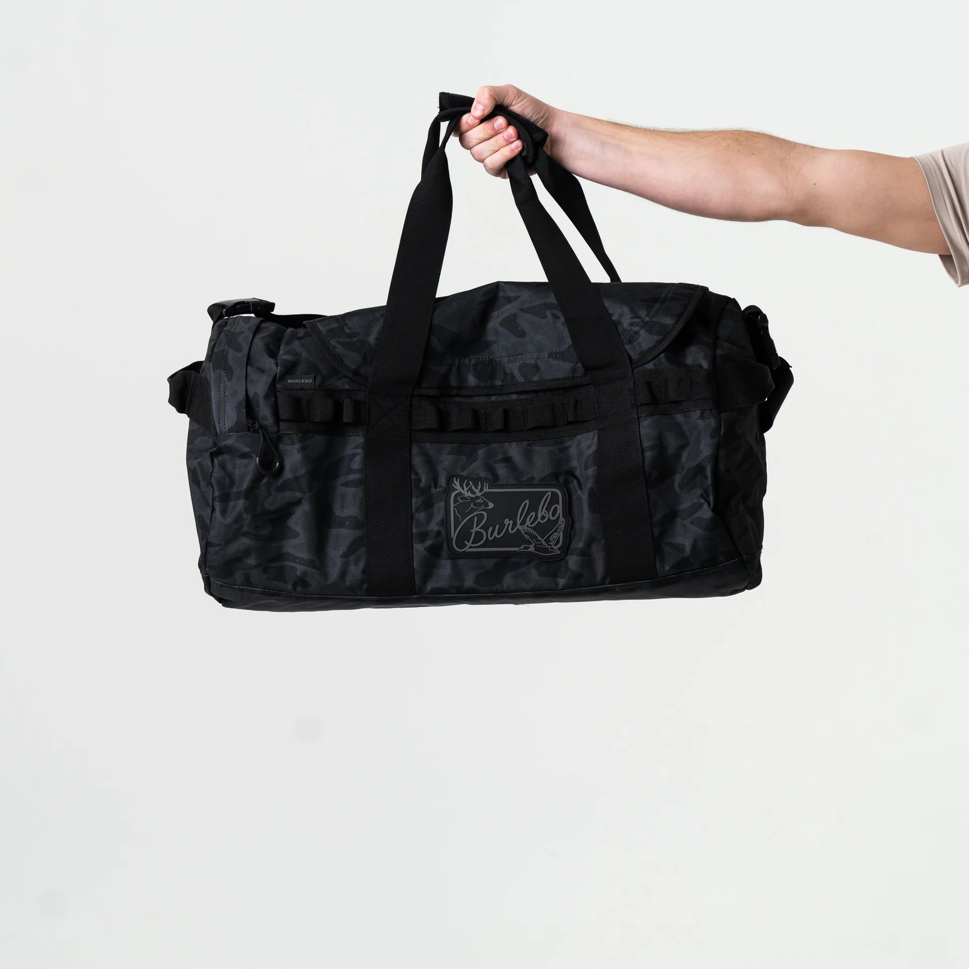 BURLEBO DUFFLE BAG - BLACK CAMO