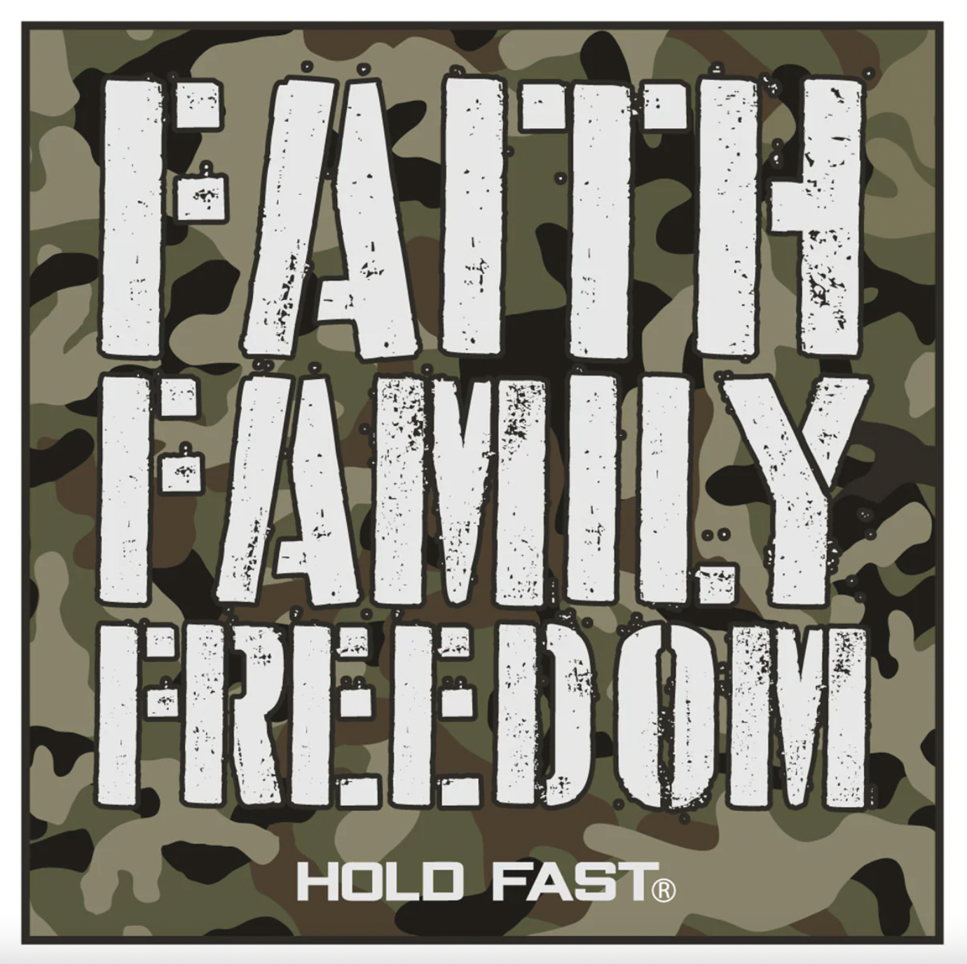 HF FAITH FAMILY FREEDOM CAMO
