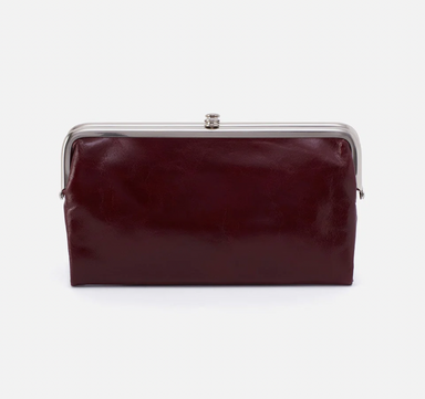 Hobo - Lauren Clutch-Wallet: Metallic Plum Graphite