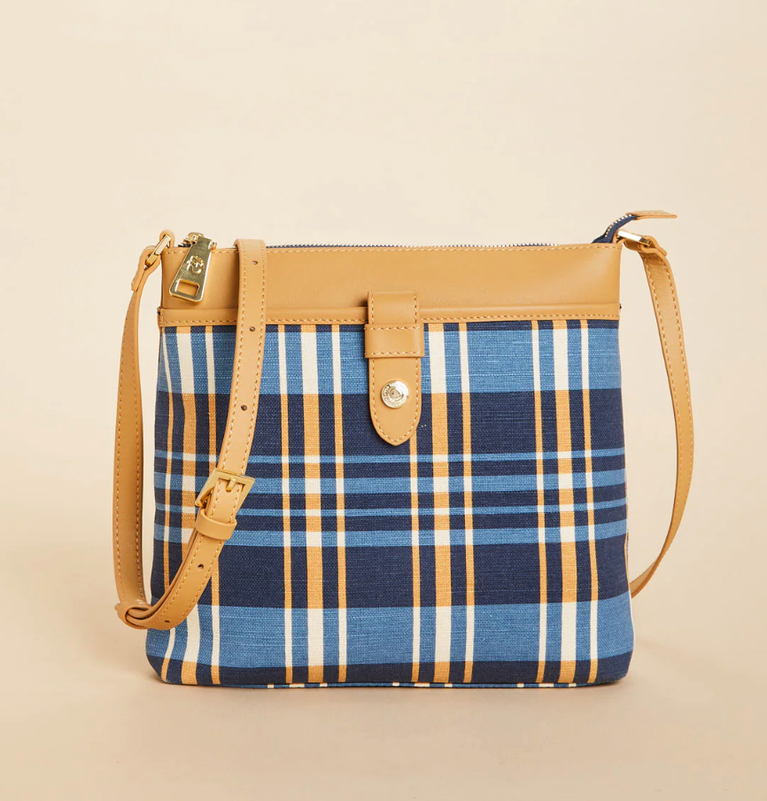 POCKET HIPSTER KALALANTA PLAID NAVY
