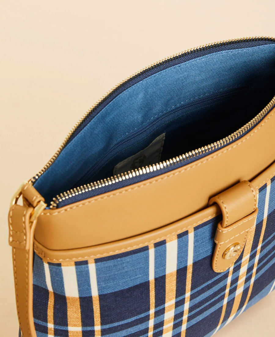 POCKET HIPSTER KALALANTA PLAID NAVY