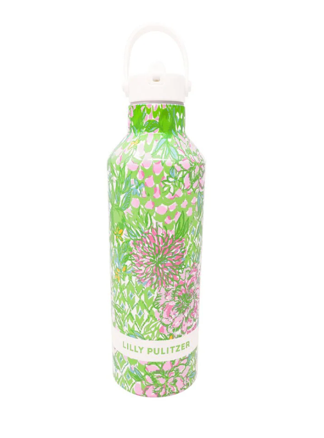 STAINLESS STEEL WATER BOTTLE - LIME FEELING GOOD